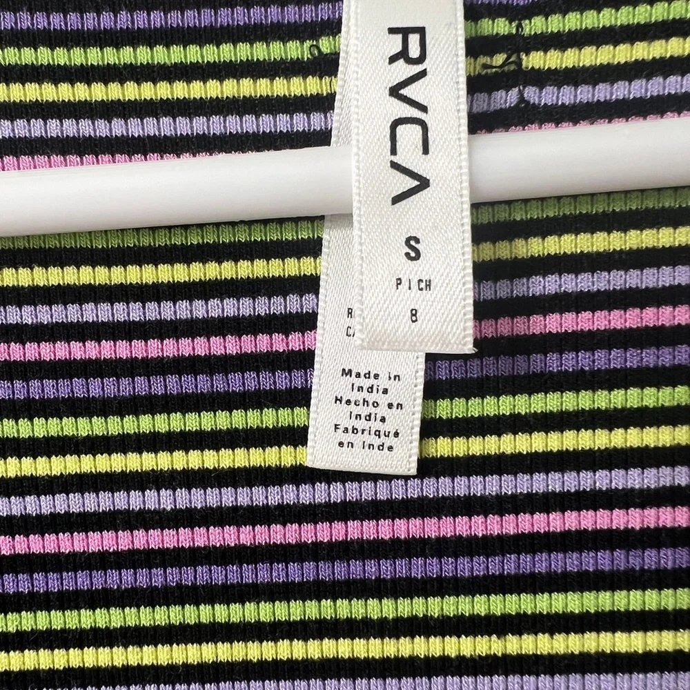RVCA Women's Partition Mini Rib Knit Dress NWT size small - Picture 9 of 9